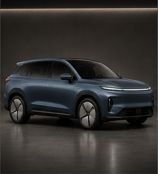 ARVENN HEOL, SUV familial bleu.