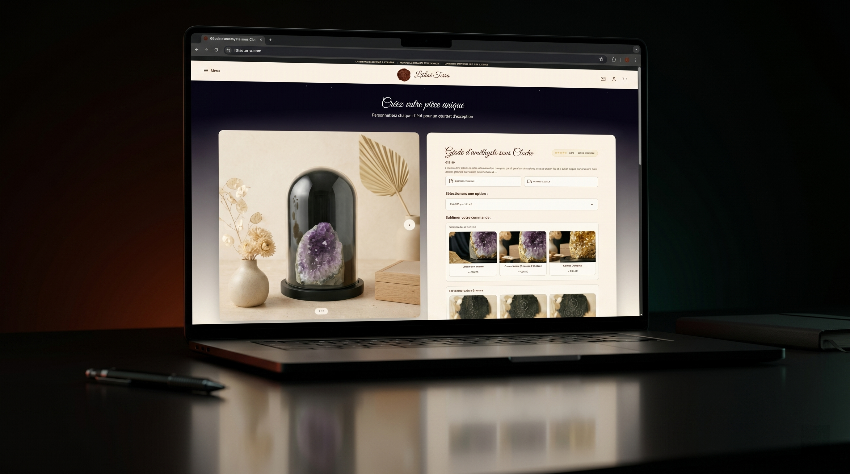 Refonte E-commerce Lithae Terra
