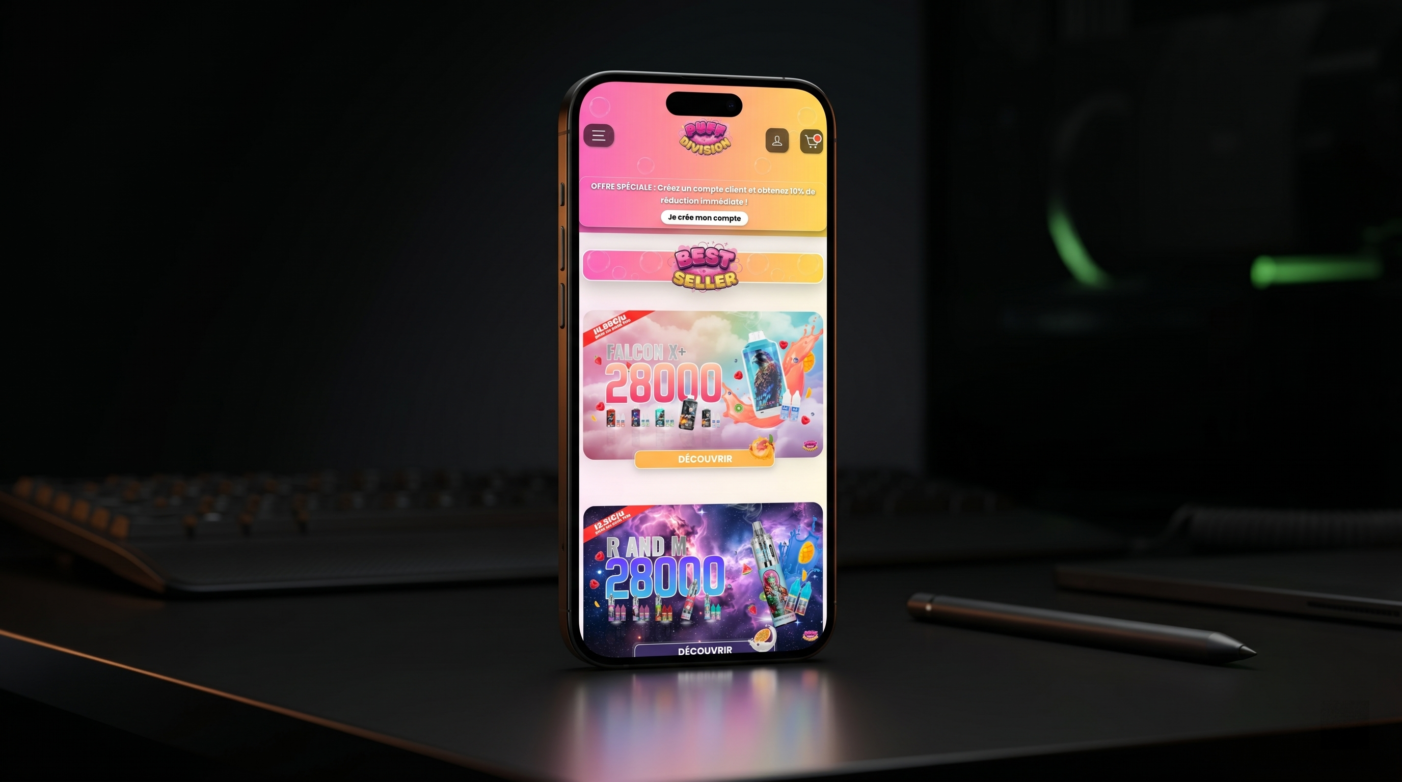 Création Boutique Puff Division